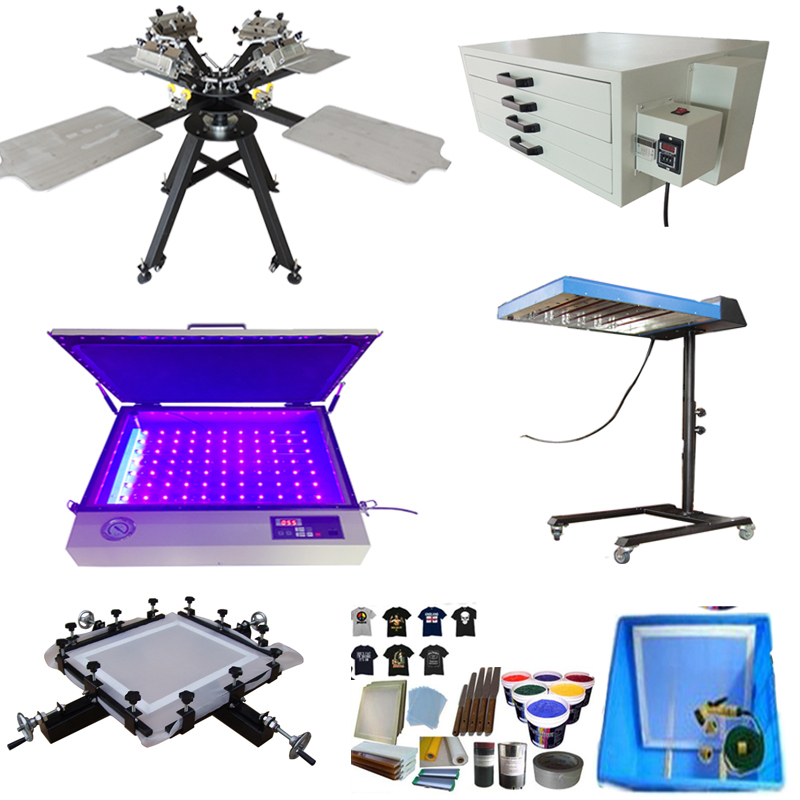 Printing Machine Textile Clothing Manual Round