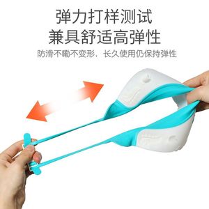 Gorro de champú para bebé, diseño de cocodrilo, protección impermeable para los oídos y los ojos, para la hora del baño de 0 a 12 meses - Product Image 3