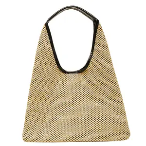 Fashion Girls Shoulder Bags 2021 Female Cane grass weave Handbags Large Capacity Casual Summer Beach Straw Bag Totes