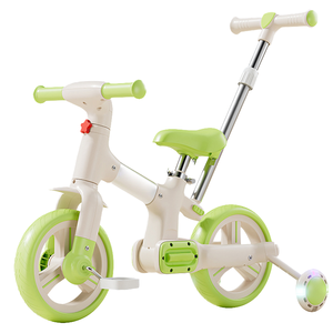 High Quality Kids Ride-on Tricycle 4-in-1 <strong>Stroller</strong> Factory Sale Folding Baby <strong>Trike</strong> with Push Handle for Children - Product Image 4