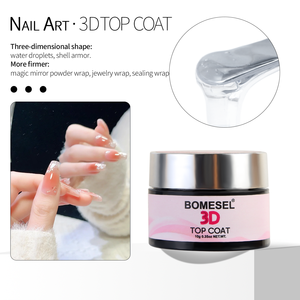 BOMESEL HEMA TPO Vernis Gel Sculptant 3D Transparent Longue Durée Sans Résidu, Couche de Finition, Polymérisation LED, DIY, Style Français et Thaïlandais - Product Image 4