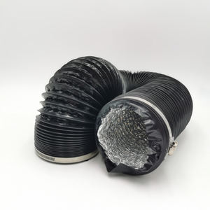 6インチ8ft HVACシステム換気部品を組み合わせた柔軟なエアダクトアルミ箔絶縁PVC 18各クランプ付き - Product Image 5