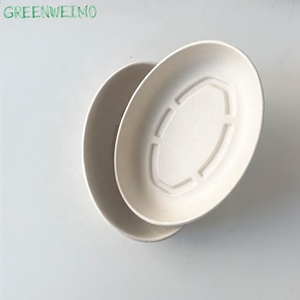 Customization Biodegradable Bagasse Disposable Food Cereal Travel Bowls