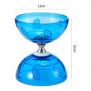 Diábolo Luminoso LED Transparente de Triple Rodamiento y Alta Velocidad para Actuaciones al Aire Libre - Product Image 5