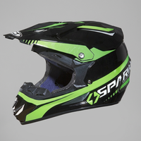 Casque CROSS WLT-125 Rouge pour Moto Tout-Terrain