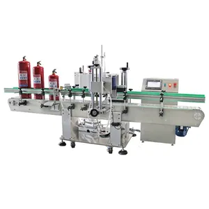 Máquina de rotulagem plana de adesivos de mesa SKYONE Máquina de rotulagem automática completa de rótulos de garrafas redondas para vinho