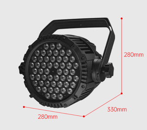 IP66 DMX512 54 Leds 3W RGBW esterno fase di illuminazione Die case in alluminio <span class=keywords><strong>Par</strong></span> luce per Hotel festa di nozze scena eventi - Product Image 3