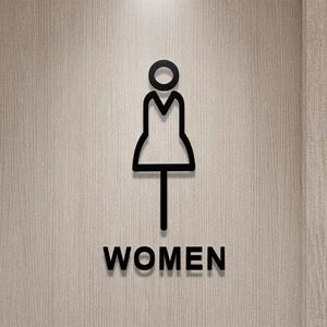 דקו סימן יוקרה הוביל צלחות דלת דלת משרד אקריליק 3D מודרני & מספר בית עמיד למים עבור חדר אמבטיה וילה & שימוש במלון - Product Image 4