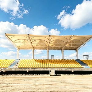 Estructuras de Acero para Techos de Membrana Tensada, Techos de Membrana PVDF para Pistas de Atletismo, Estadios y Canchas - Product Image 1