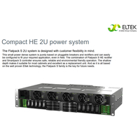 Smartpack S contrôleur Flatpack S 48/1800HE redresseur Eltek 48V 150a Compact HE Flatpack S 2U DC Power System CTOS0502