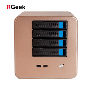 RGeek Custom NAS04B อุปกรณ์ NAS ขนาดเล็กแบบ Industrial Mini-ITX มินิพีซี ITX คอมพิวเตอร์ Nas รองรับฮาร์ดดิสก์ 4 ตัวขนาด 3.5 นิ้ว เซิร์ฟเวอร์จัดเก็บข้อมูลบนคลาวด์ J1900 มินิพีซี เซิร์ฟเวอร์ Linux ขนาดเล็ก - Product Image 3