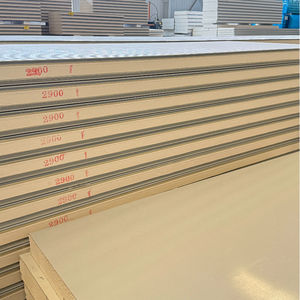 Paneles sándwich aislados de espuma de poliuretano PU/<span class=keywords><strong>PUR</strong></span>/PIR para pared y techo para pollo/Casa Grande/cámara frigorífica - Product Image 3