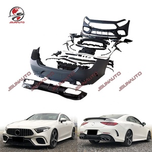 Nuova moda per Mercedes-Benz <span class=keywords><strong>CLS</strong></span> <span class=keywords><strong>C257</strong></span> Facelift GT63S Style diffusore paraurti anteriore posteriore per CLS53 CLS350 GT Grill Kit - Product Image 1
