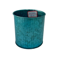 Pot d'aromathérapie en métal conteneur de bougie seau coloré galvanisé boîte de décoration fer maison jardin plantes Pot