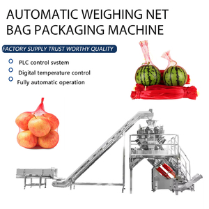 Vollautomatische Kunststoffnetz-Beutelverpackungsmaschine Hochgeschwindigkeits-Obst- und Tabakverpackungsmaschine CE-Zertifiziert - Product Image 1