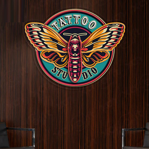 Tùy chỉnh Led Neon dấu hiệu cửa hàng tường trang trí LED chiếu sáng lên dấu hiệu UV in trang trí Tattoo Led Neon dấu hiệu ánh sáng cho quảng cáo - Product Image 5