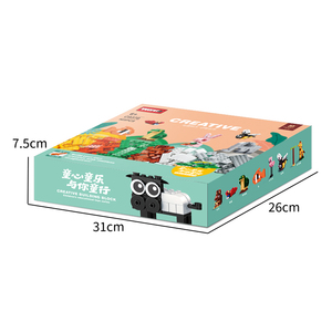 Giocattoli WOMA, Vendita Più Calda, Blocchi da Costruzione per Bambini, Gioco di Costruzione con Mattoncini, Mondo Animale dello Zoo e della Foresta per Prescuola - Product Image 6