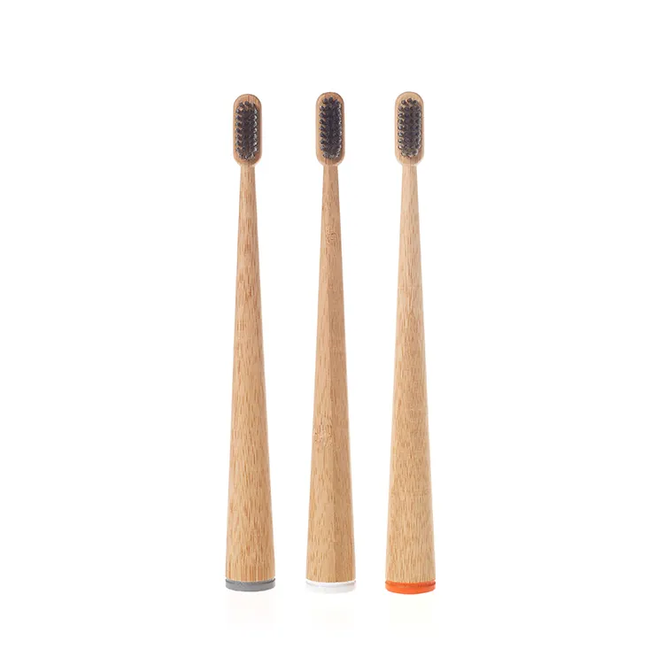 Échantillon gratuit logo personnalisé fibre de bambou biologique 100% biodégradable écologique cepillo de bambu brosse à dents brosse à dent