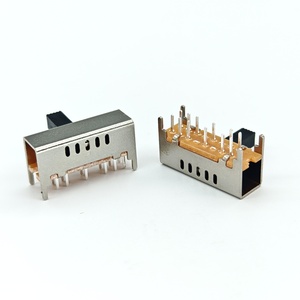 18252905 <span class=keywords><strong>MHS</strong></span> Interruptores Deslizantes DPDT de Ángulo Recto con Orificio Pasante, Actuador Estándar On-Off-On, Interruptores PCB de Calidad de Proveedor Confiable - Product Image 6