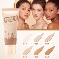 Fond de teint liquide hydratant de luxe, résistant à la transpiration et aux bavures, pour tous types de peau, certifié, prix de gros, vente chaude
