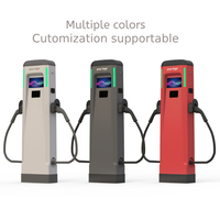 Commercial double 60kw DC chargeur rapide haute tension EV accessoires usage domestique Auto avec CCS Chademo IP54 État nouveau