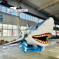 Modèle animatronique de requin pour parc d'attractions