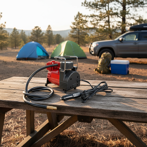 Kit de gonflage de pneu automatique de machine de gonfleur de pneu de voiture portative de 12V avec la <span class=keywords><strong>pompe</strong></span> à <span class=keywords><strong>air</strong></span> pour le gonflage et le dégonflage de véhicule - Product Image 3