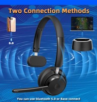 Auriculares Inalámbricos Monoaurales OEM ODM de Fábrica Nuevos de 2022 con Micrófono Direccional con Cancelación de Ruido, Auriculares Bluetooth para Centro de Llamadas