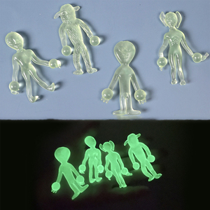 Juguete de Gelatina Elástica y Pegajosa de Plástico TPR, Novedad 2023, Juguete Brillante para Halloween, Juguetes de Esqueleto que Brillan en la Oscuridad - Product Image 1