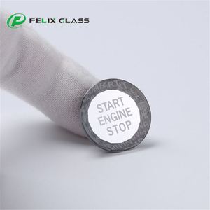 Verre trempé personnalisé avec impression sérigraphique pour bouton de démarrage et d'arrêt du moteur, bouton délicat à pression - Product Image 3