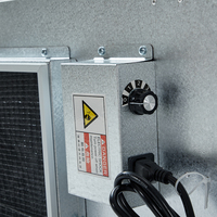 Hotte à flux laminaire FFU HEPA, unité de filtration par ventilateur, dispositif d'alimentation en air pour salle blanche, en acier laminé à froid, avec éléments en plastique et cadre en acier inoxydable