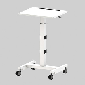 Nouveau <span class=keywords><strong>bureau</strong></span> pour <span class=keywords><strong>ordinateur</strong></span> <span class=keywords><strong>portable</strong></span> en acier réglable en hauteur avec design mobile, peut contenir une <span class=keywords><strong>imprimante</strong></span> <span class=keywords><strong>et</strong></span> un chariot pour <span class=keywords><strong>ordinateur</strong></span> <span class=keywords><strong>portable</strong></span> - Product Image 3