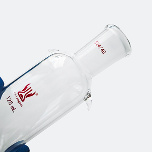 मिट्टी अनुकूलन योग्य 125 मिलीलीटर 250 मिलीलीटर 500 उच्च तापमान प्रतिरोध मोटी दीवार बोरोसिलिकेट ग्लास गैस धोने की बोतलें प्रयोगशाला के लिए - Product Image 5