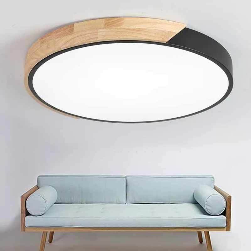 High Brightness Modern Style Iron Surface Mounted 64w Switch Control Led Ceiling Lamp for Living Room Bedroom Hallway