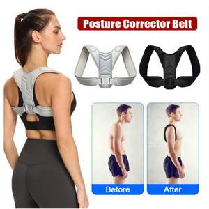 Correas de Corrección de Postura, Soporte Ajustable para Alineación de la Espalda, Uso Estudiantil, Gris Negro, Tallas S M L XL, Tipo C - Product Image 2