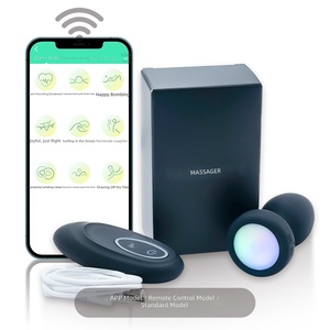 Vibrateur anal en silicone pour femmes avec application et télécommande, 100% étanche, LED arc-en-ciel, 3 vitesses, 10 modes - Product Image 2