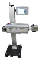 Machine de codage laser pour bouteilles en PET, imprimante de marquage laser CO2 pour ligne de production, imprimante de code de date pour l'impression de logo sur les bouteilles d'eau