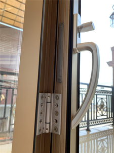 <span class=keywords><strong>Porte</strong></span> accordéon moderne en aluminium et verre, résistante au vent, avec finition de surface, pour balcon d'hôtel, fabrication allemande - Product Image 6