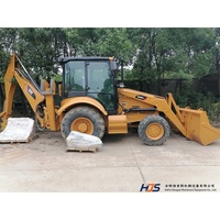 Günstiger Gebrauchter CAT 420F Baggerlader 8,6 Tonnen Multifunktionale Baumaschine Einsatzbereit für Bauprojekte
