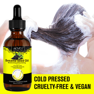 น้ำมันงาสกัดเย็นบริสุทธิ์ 100% สำหรับวีแกน น้ำมันบำรุงเส้นผมและผิวหน้าและผิวกาย (เกรดเครื่องสำอาง) - Product Image 4