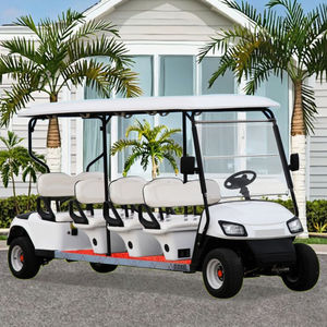 Carrito de <span class=keywords><strong>golf</strong></span> eléctrico de turismo escénico con 8 asientos, batería de 48V, motor de 2 tiempos, construcción de acero duradero para hoteles, Campus, <span class=keywords><strong>casas</strong></span> - Product Image 4
