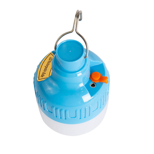 Fcmila lampu Kemah tenaga surya 20w, bola lampu tenda tenaga surya isi ulang Usb dengan Panel surya bohlam darurat - Product Image 5