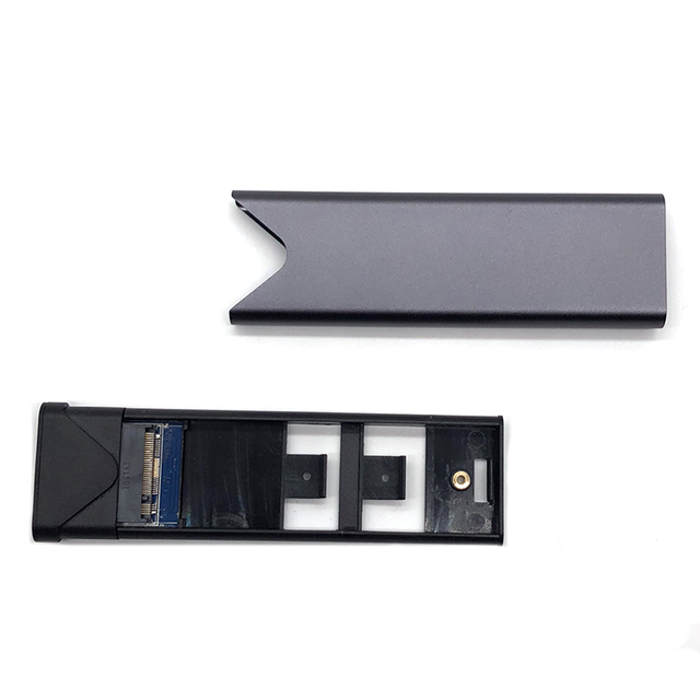 Custom M.2 NGFF SSD Enclosure Aluminium External Case M2 SSD Enclosure 2240 2260 2280 Suitable