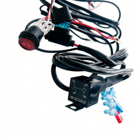 Kit Kabel Harness Lampu LED 12V 2 Kabel untuk Lampu Sorot Pabrik