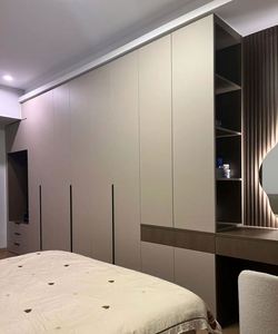 En stock Gabinete Dormitorio moderno Armario de almacenamiento de madera Muebles Armario - Product Image 6