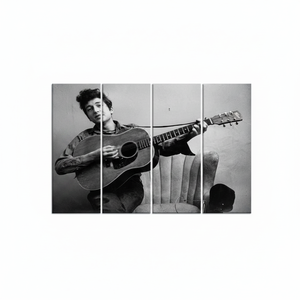 Bob Dylan Guitar <b>Canvas</b> Print: Iconic <b>Wall</b> Art, Personalized Decor,SET OF 4 <b>CANVAS</b> - Product Image 2