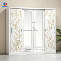 Armoire autoportante minimaliste en acier sans odeur pour vêtements, installation facile, anti-humidité, organisateur de garde-robe, circulation d'air frais