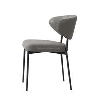 Chaise en forme d'oeuf pour Restaurant, siège de Restaurant authentique, Structure métallique, en cuir, salle à manger