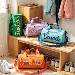 Bolsa de Viaje de Yoga Personalizada, Tejida a Mano, de Tela Oxford, con Cierre de Cremallera, Bolsillo Interior y Forro de Poliéster |   Regalo para Baby Shower - Product Image 3