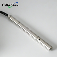 Capteur de niveau submersible Holykell HPT607-E 4-20mA pour la mesure du niveau d'eau des puits profonds et des forages